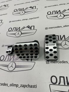 Накладки на педали 3шт AMG на Mercedes-Benz C117 W118 CLA GLA GL ML Накладки на педали 3шт AMG на Mercedes-Benz C117 W118 CLA GLA GL ML